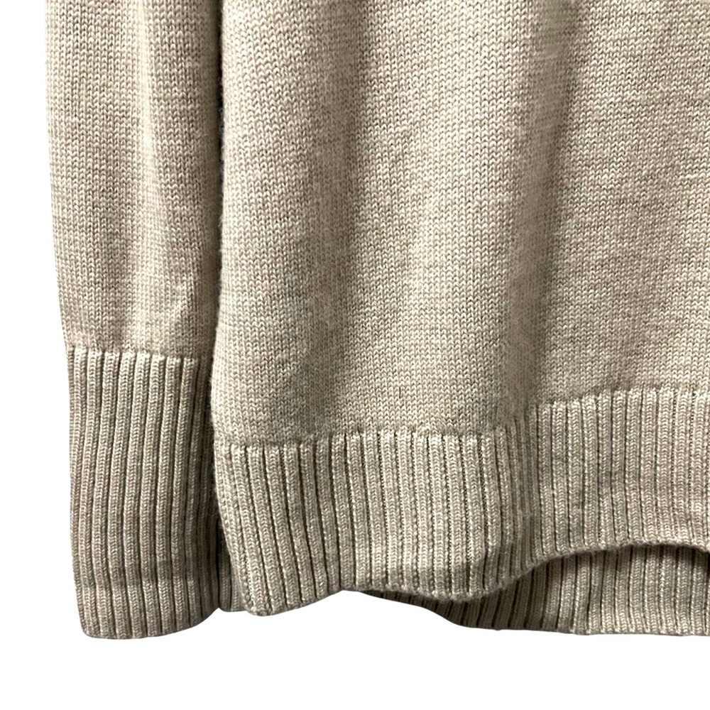 Athleta Nopa 100% Merino Wool Pullover Long Sleeve Beige Sweater Size Small - Picture 3 of 9